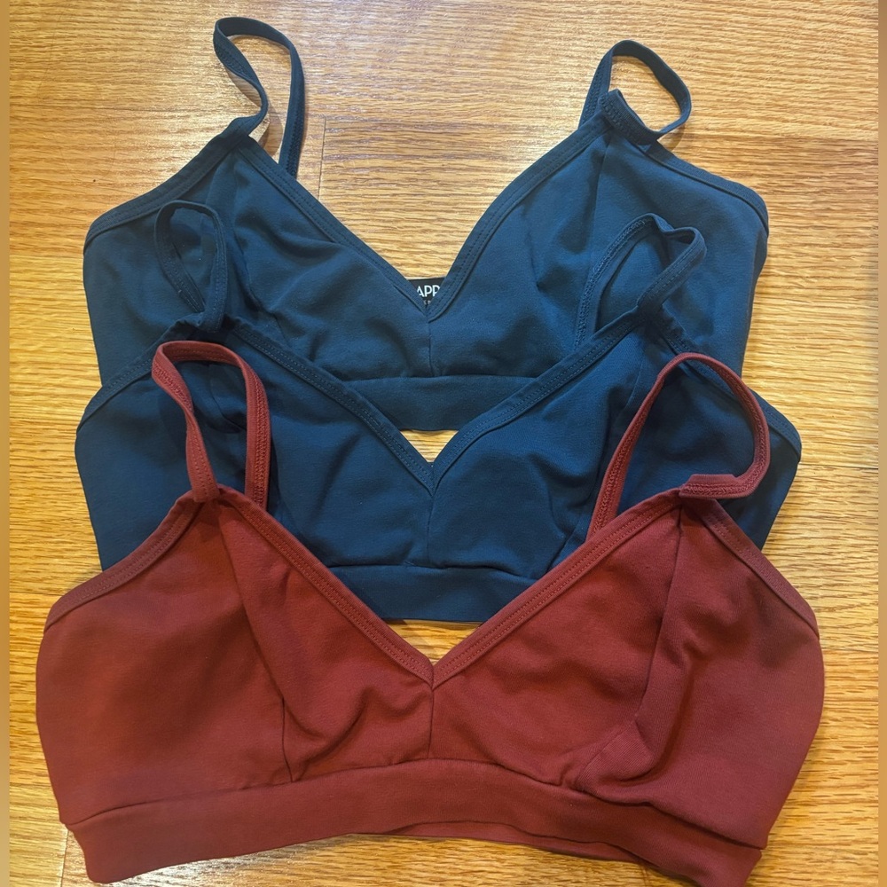Set of three groceries apperal bras